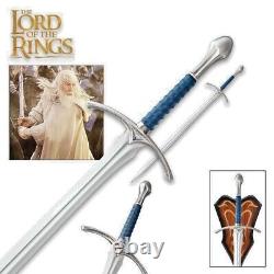 Lord of the Rings Glamdring Sword Gandalf Sword LOTR with Scabbard plaque Replica