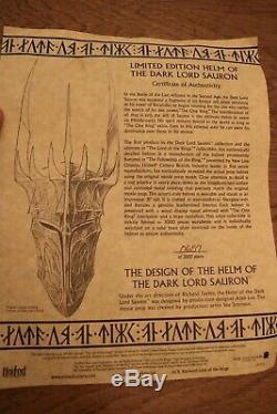 Lord of the Rings Helm Of Sauron UC0657 Authentic United Cutlery (Very Rare!)
