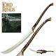 Lord Of The Rings High Elven Warrior 50 Sword With Plaque Uc Coa Collectible