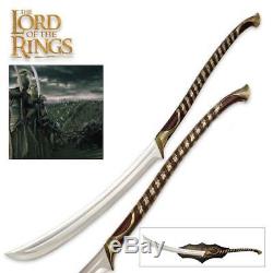 Lord of the Rings High Elven Warrior 50 Sword with Plaque United Cutlery COA
