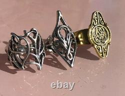 Lord of the Rings Hobbit Lot of 3 different Rings Combo LOTR Thranduil Elrond