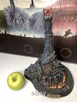 Lord of the Rings LOTR-Danbury Mint BARAD-DUR The Eye of Sauron-The Hobbit-HTF