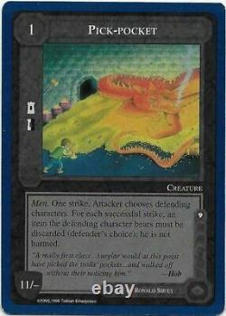 Lord of the Rings LOTR Tolkien Bilbo Stealing Smaug Original Published TCG Art
