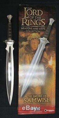 Lord of the Rings LOTR United Cutlery Sword of Samwise Complete MIB With COA E307