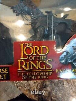 Lord of the Rings LotR Fellowship Ringwraith Deluxe Horse Rider Set 2002 ToyBiz