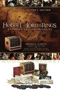Lord of the Rings Middle-Earth 6-Film Limited Collector's Edition SHPS FAST
