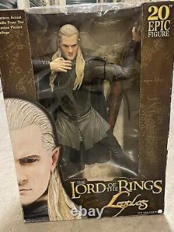 Lord of the Rings Neca Epic Action Figures Aragon + Legolas Lot New