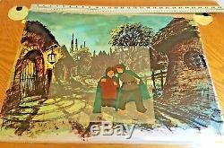 Lord of the Rings PRODUCTION cel MASTER background Ralph Bakshi Hobbit Tolkien