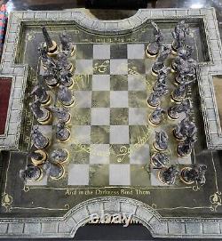 Lord of the Rings Pewter Chess Set collection