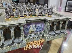 Lord of the Rings Pewter Chess Set collection