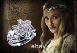 Lord of the Rings Ring of Galadriel Nenya Sterling Silver Crystal