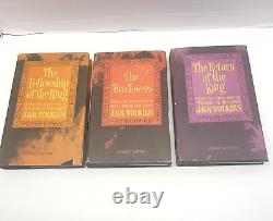 Lord of the Rings Set Houghton Mifflin Second Edition Revised (1967) With Maps DJ