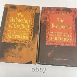 Lord of the Rings Set Houghton Mifflin Second Edition Revised (1967) With Maps DJ