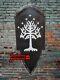 Lord Of The Rings Shield Of Gondor Curved Wood Carved White Tree Huge 4ft Tall