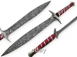 Lord of the Rings Sting HANDMADE DAMASCUS LOTR Movie sword of Frodo with Sheath