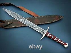 Lord of the Rings Sting HANDMADE DAMASCUS LOTR Movie sword of Frodo with Sheath
