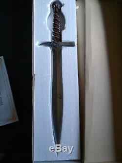 Lord of the Rings Sting sword with case set United cutlery Rare