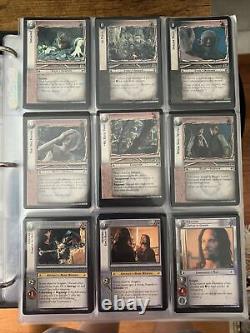 Lord of the Rings TCG Complete Return of the King AND Siege of Gondor Set NM