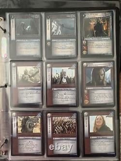 Lord of the Rings TCG Complete Return of the King AND Siege of Gondor Set NM