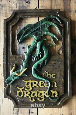 Lord of the Rings'The Green Dragon' pub sign