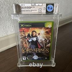 Lord of the Rings The Return of the King Xbox 2003 Sealed Wata 9.6 A Rare