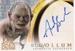Lord of the Rings The Two Towers, Andy Serkis, Gollum autograph