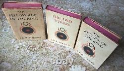 Lord of the Rings Tolkien First 1st Edition Set Fellowship Two Tower Return King