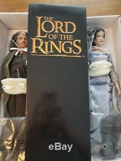 Lord of the Rings Tonner Dolls Strider & Arwen. Rare, Collectible, NIB. Gift