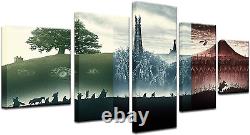 Lord of the Rings Trilogy Inspired Poster Wall Art Home Wall Decorations for Bed