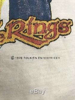 Lord of the Rings True Vintage Shirt 1978 Movie Promo Gandalf Ralph Bakshi 70s