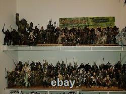 Lord of the Rings almost complete Action Figure Set, largest LOTR figure lot
