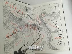 Lord of the Rings by JRR Tolkien Unwin Hyman Deluxe Edition 11th Impress 1990