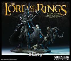 Lord of the rings Sauron vs The Numenorean Army Sideshow Weta NIB. Hobbit
