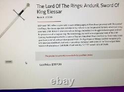Lord of the rings sword anduril sword United cultery Original