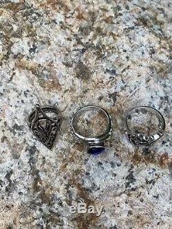 Lot of 3 Elven Rings Elrond Lord of the Rings Hobbit Combo LOTR