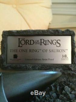 MASTER REPLICAS Lord OF THE RINGS SAURON FINGER REPLICA The Hobbit Sideshow