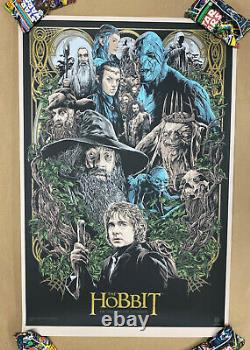 MONDO The Hobbit Screen Print Poster #264/325 By Ken Taylor Lord Of The Rings