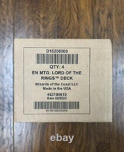 MTG The Lord of the Rings Tales of Middle-Earth Commander Decks Set of 4