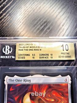 Magic The Gathering The Lord of the Rings #246 The One Ring PRISTINE 10 BGS