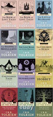 Middle Earth and Lord of the Rings Series 12-book Collection Set by Tolkien