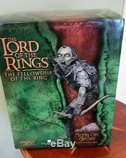 Moria Orc Archer Lord of the Rings Sideshow Weta LOTR RARE