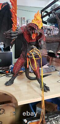 NECA Lord of the Rings 25 Electronic Balrog LE LOOSE Read Desc