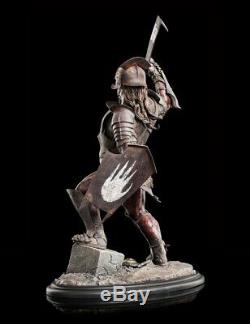 NEW Weta Lord Of The Rings Uruk Hai Swordsman Statue Figure SARUMAN SAURON