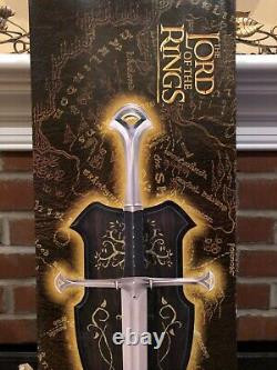 Narsil Sword King Elendil Lord of the Rings United Cutlery NEW UC1267