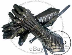 Nazgul Gauntlets Steel Medieval Armor Lord of the rings lotr Nazgul Fantasy Gift