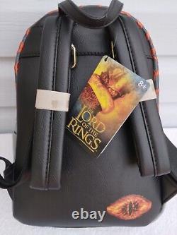 New Exclusive Loungefly Lord Of The Rings Eye Of Sauron Cosplay Mini Backpack