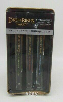 New! Lord of the Rings The Motion Picture Trilogy 4K Steelbook Set (READ)