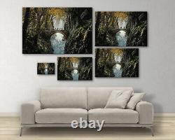 New Rivendell Painting Print Lord of The Rings LOTR Framed Canvas Wall Art Print
