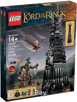 New Sealed Lego 10237 Lord Of The Rings Tower Of Orthanc 28 Inch Tall