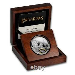 Niue 2021 1 OZ Silver Proof Coin- Lord of The Rings Sauron